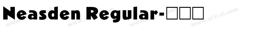 Neasden Regular字体转换